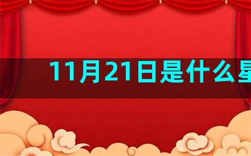 11月21日是什么星座