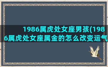 1986属虎处女座男孩(1986属虎处女座属金的怎么改变运气)