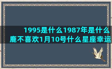 1995是什么1987年是什么鹿不喜欢1月10号什么星座幸运(1995是什么命五行属相)