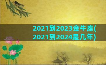 2021到2023金牛座(2021到2024是几年)