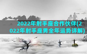 2022年射手座合作伙伴(2022年射手座男全年运势详解)