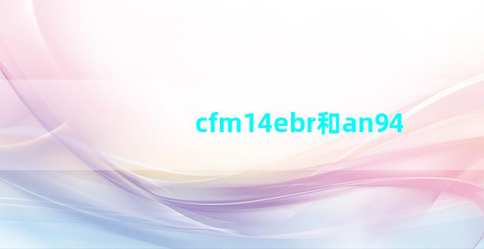 cfm14ebr和an94