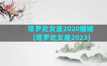 塔罗处女座2020婚姻(塔罗处女座2023)