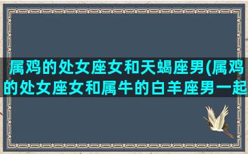 属鸡的处女座女和天蝎座男(属鸡的处女座女和属牛的白羊座男一起)