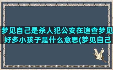 梦见自己是杀人犯公安在追查梦见好多小孩子是什么意思(梦见自己犯了命案)