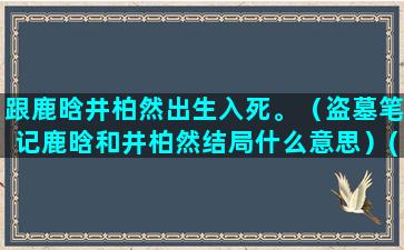 跟鹿晗井柏然出生入死。（盗墓笔记鹿晗和井柏然结局什么意思）(盗墓笔记鹿晗和井柏然电影)