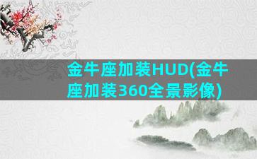 金牛座加装HUD(金牛座加装360全景影像)