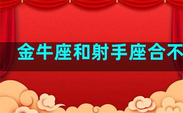 金牛座和射手座合不合财